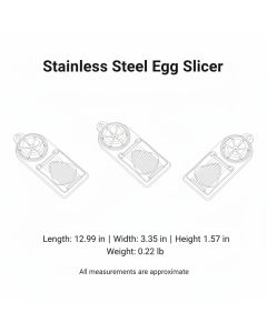 White Generic 1pcs Egg Slicer Vertical Cut Cutter Flower Type 2In1 Boiled Egg Slicer
