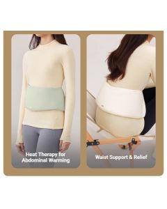 USB Heated White Duck Down Neck Warmer Black