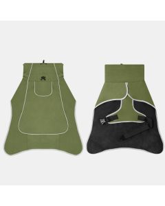 Winter Warm Pet Coat, Outdoor Cold Proof Dog Jacket-olive green