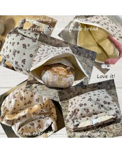 2 Pack Beeswax Bread Bags