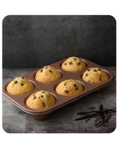 6-Cup Muffin Tray Golden