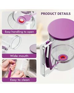 Purple Cake Batter Dispenser