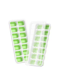 14 Grid Square Silicone Ice Tray, 4 Colors Soft Bottom Ice Making Mold