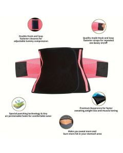 3.0mm Thickened Breathable Waist Trimmer | Sweat More for Intense Shaping, Waist Training & Back Support(black   XXL  code)