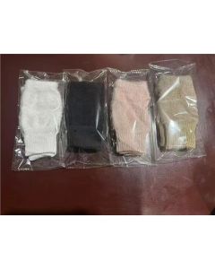 Women's Comfortable Fingerless Gloves - Soft, Warm, and Fashionable Pure White Winter Gloves, Suitable for Cold Weather or Casual Wear, Hand Washable, Ladies' Gloves.white