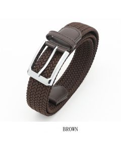No-Hole Elastic Woven Belt, Unisex Comfortable and Versatile, Strong Elasticity Anti-Loosening, Breathable and Skin-Friendly No Sweating, Essential for Outdoor Sports and Daily Commute, A Casual Style Choice/black:S code