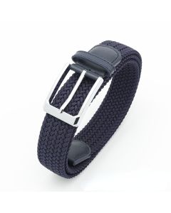 No-Hole Elastic Woven Belt, Unisex Comfortable and Versatile, Strong Elasticity Anti-Loosening, Breathable and Skin-Friendly No Sweating, Essential for Outdoor Sports and Daily Commute, A Casual Style Choice/Brown:Lcode