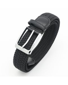 No-Hole Elastic Woven Belt, Unisex Comfortable and Versatile, Strong Elasticity Anti-Loosening, Breathable and Skin-Friendly No Sweating, Essential for Outdoor Sports and Daily Commute, A Casual Style Choice/BLUE:L code