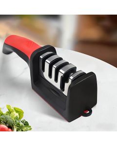 Four - stage Professional Knife Sharpener - High - precision Sharpening Stones (Diamond and Ceramic Sharpening Stones), with Anti - slip Handle - Easy to Use, Quick Sharpening, Durable Performance