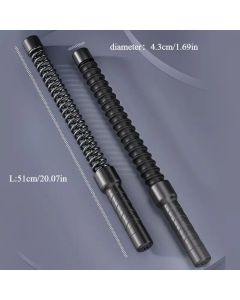 2PCS Wireless Battle Rope Fitness Stick, Strong Spring Resistance, Full Body Muscle Sculpting, Anti-Slip and Durable, Indoor and Outdoor Use, Essential for Body Shaping