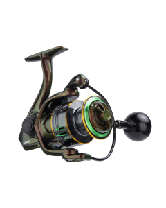 DEUKIO GSW Spinning Reel, Anti-Slip Metal Spool, 3+1 Bearings Zero-Gap, Waterproof Rustproof, Long Cast for Big Fish