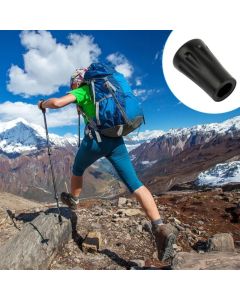 15 Pcs Rubber Protective Tips Trekking Poles Pole Tip Caps for Nordic Walking Poles Gravel Protectors for Mountain Hiking
