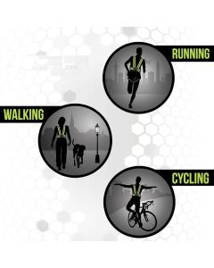 Reflective Harness Vest 2-Pack, Durable & Practical, Random Style
