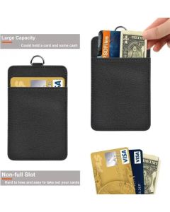 Elegant Black ID Card Holder and Name Badge