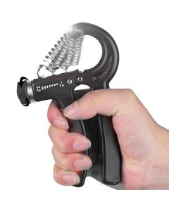 5-60kg Adjustable Hand Grip Strength Trainer, Black