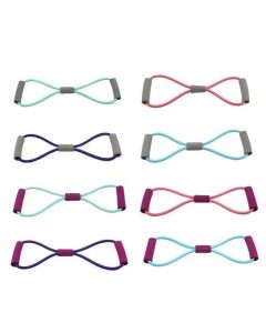 Resistance bands set for exercise yoga rehab, multicolor