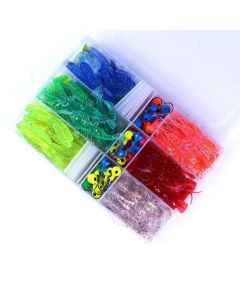 Fishing Jigs Mega Box with Jig Heads and Tools, MultiColor