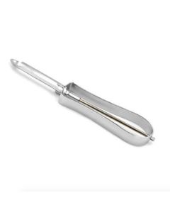 Stainless steel potato peeler and fruit peeler, Silver