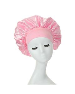 Satin Sleep Cap Pink, one size