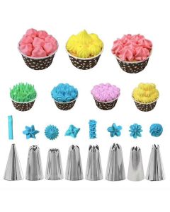 14-Piece Purple Tulle Set, Liquor Bag Tweezers Dough Scraper
