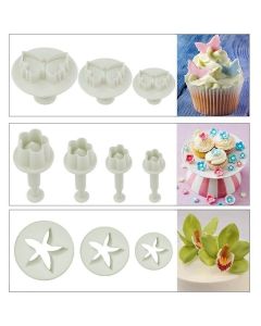 68pcs Baking Tools, Cake Decorating Utensils, White