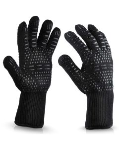 2-pack Grill Pot Mitt with Super Grip, Black