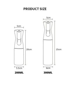 200ml Glass Spray Bottle for Oil and Vinegar, Black