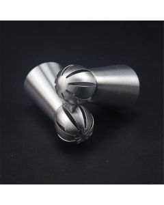 3pcs large liquor spouts stainless steel silver