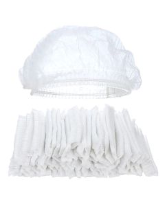 100-pack Elastic Food Covers, Transparent