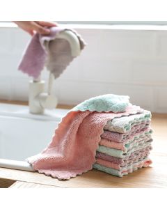2pcs Microfiber Cloth, Super Absorbent Dishcloth