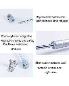 2 Pack 100N Gas Springs Hydraulic Struts with Screws for Cabinet Cupboard Door, 265mm