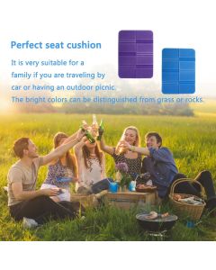 2Pcs Folding Foam Seat Cushion, Moistureproof Thermally Insulated Sit Mat for Outdoor Hiking Camping Picnic, 2 Colors