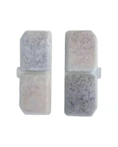 Cat Water Fountain Replacement Filters, 6 Pack Pet Fountain Filters with Activated Carbon and Sponge, Compatible with XC528 3L/101oz Automatic Cat Water Fountains