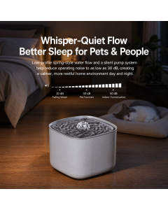 Green 3L/101oz Automatic Cat Water Fountain,6 Filter Included, Pet Water Dispenser with USB Wired Power, Detachable Design, Ultra-Quiet Pump (≤30dB), 3-Stage Filtration, Anti-Dry Burning Warning Light, BPA-Free for Multiple Cats & Small Dogs