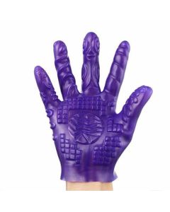 House Of Dasein Bdsm Sex Gloves Massage Masturbator Erotic Bondage Kink Fetish Restraint - Purple