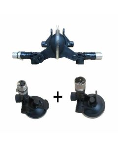 House Of Dasein Bdsm Automatic Sex Machine Suction Cup Extender Rod Attachments - Blue - Adjustable Suction Cup
