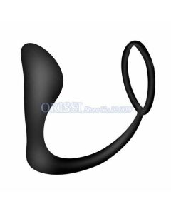 House Of Dasein Anal Vibrator Cock Ring Testicle Male Prostate Massager - Black - Model A