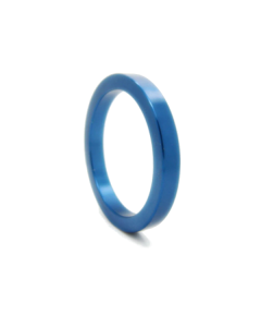 House Of Dasein Metal Cock Ring Aluminium Alloy Male Three Sizes - Blue - 50Mm