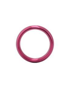 House Of Dasein Metal Cock Ring Aluminium Alloy Male Three Sizes - Red - 40Mm
