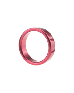 House Of Dasein Metal Cock Ring Aluminium Alloy Male Three Sizes - Red - 45Mm