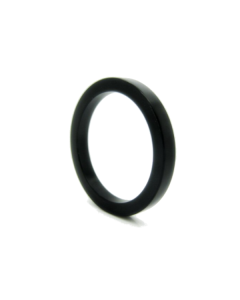House Of Dasein Metal Cock Ring Aluminium Alloy Male Three Sizes - Black - 50Mm