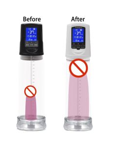 House Of Dasein Electric Penis Vacuum Pump Usb Rechargeable Cock Enlargement Bdsm - Black