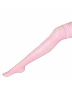 House Of Dasein Thigh High Lace Top Fishnet Stockings Sexy Lingerie Erotic Hosiery - Pink