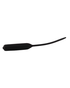House Of Dasein Black Pink Silicone Urethral Sound Beaded Penis Plug Vibrator - Black - Plug