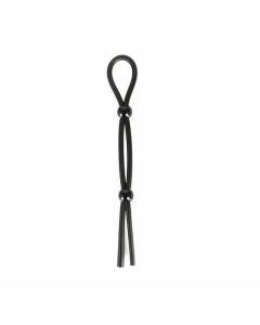 House Of Dasein Silicone Rings Cock Ties Time Delay Erection Penis Men - Double Black Clip - Double Black Clip