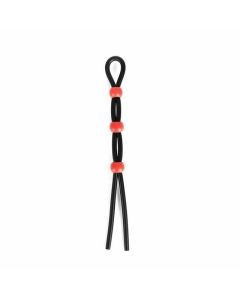House Of Dasein Silicone Rings Cock Ties Time Delay Erection Penis Men - Triple Red Clip - Triple Red Clip