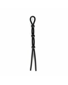 House Of Dasein Silicone Rings Cock Ties Time Delay Erection Penis Men - Triple Black Clip - Triple Black Clip