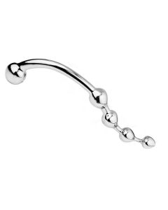 House Of Dasein Stainless Steel Anal Beads Double Ended Butt Plug Prostate Massager
