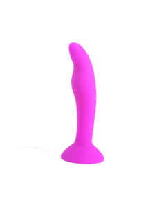 House Of Dasein Colourful Silicone Butt Plug Beads Suction Cup Anal Trainer Beginners - Purple - Style A