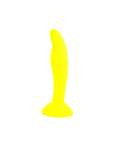 House Of Dasein Colourful Silicone Butt Plug Beads Suction Cup Anal Trainer Beginners - Yellow - Style A